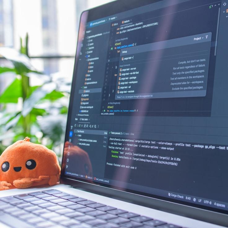 Android app development interface